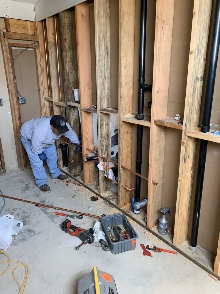 Commercial rough-in plumbing for Commercial Plumbing in East Columbia